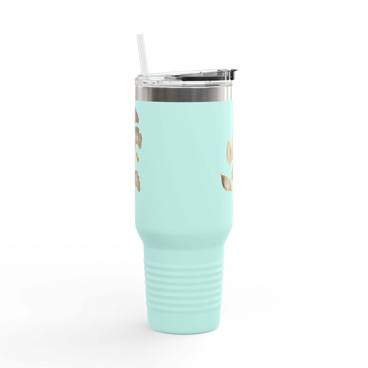 Stylish Insulated Travel Mug, 40oz - Perfect for Commutes, Road Trips, and Everyday Hydration, Gift for Coffee Lovers, Floral Design