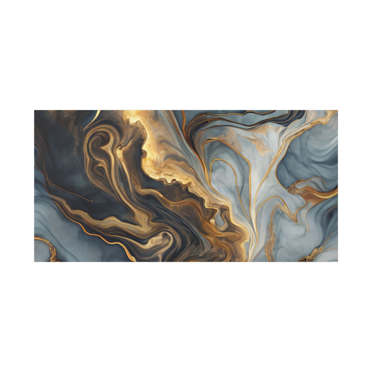 Elegant Marble Artwork, Stretched Canvas Wall Art, Modern Home Decor, Abstract Design, Art for Living Room, Gift for Art Lovers