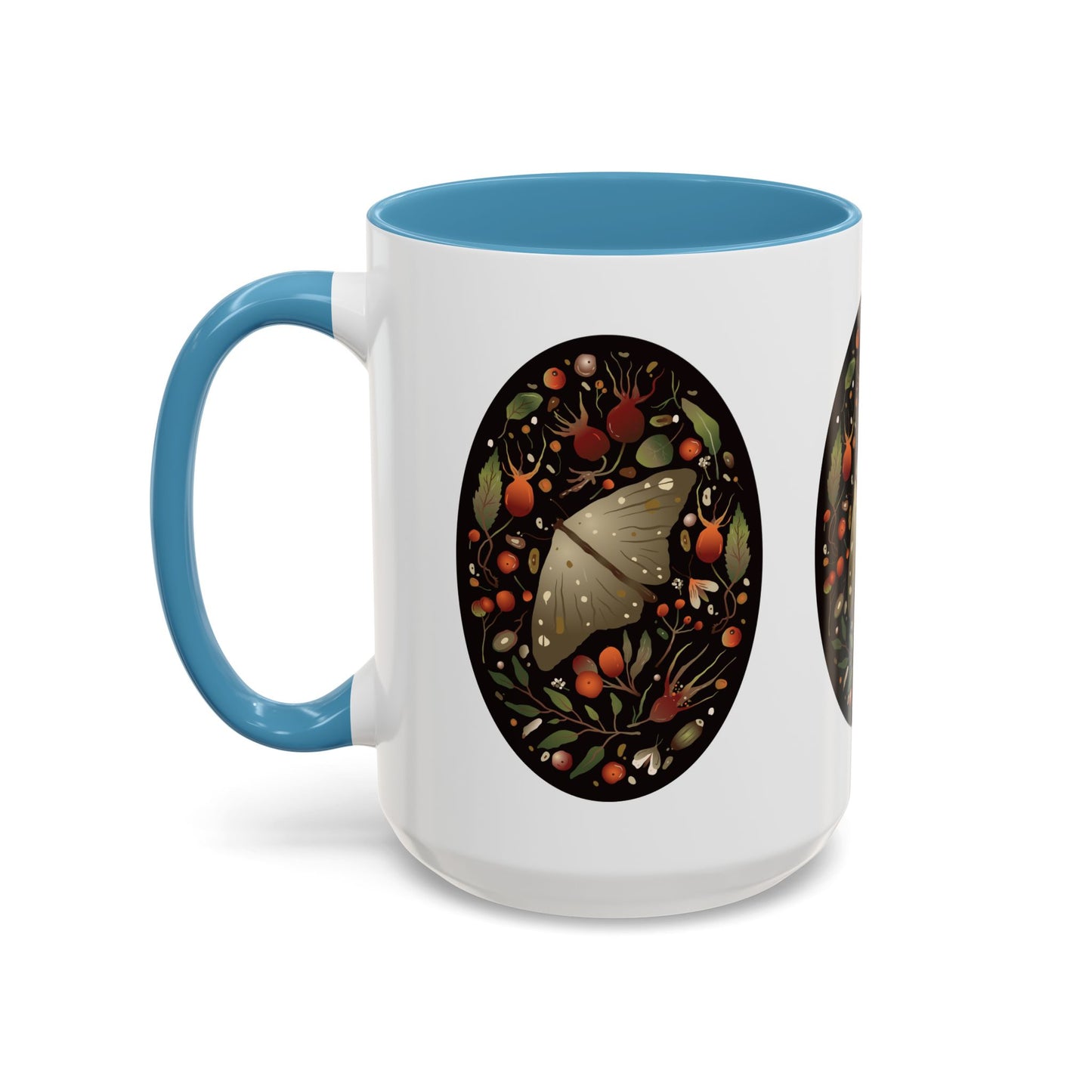 Nature-Inspired Accent Coffee Mug, Butterfly Decorated Mug, Perfect Gift for Nature Lovers, Cozy Home Decor, Birthday, Holiday Gift