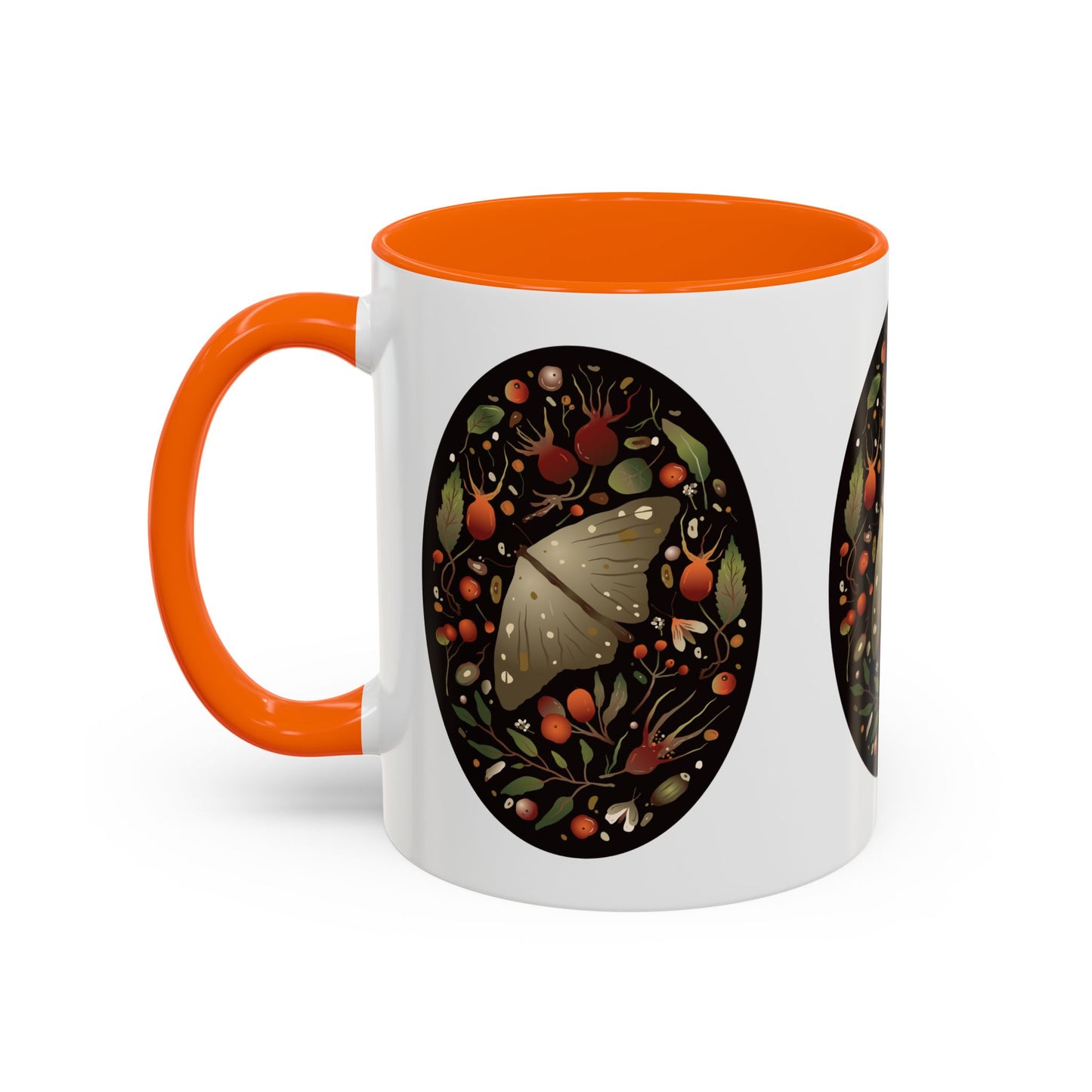 Nature-Inspired Accent Coffee Mug, Butterfly Decorated Mug, Perfect Gift for Nature Lovers, Cozy Home Decor, Birthday, Holiday Gift