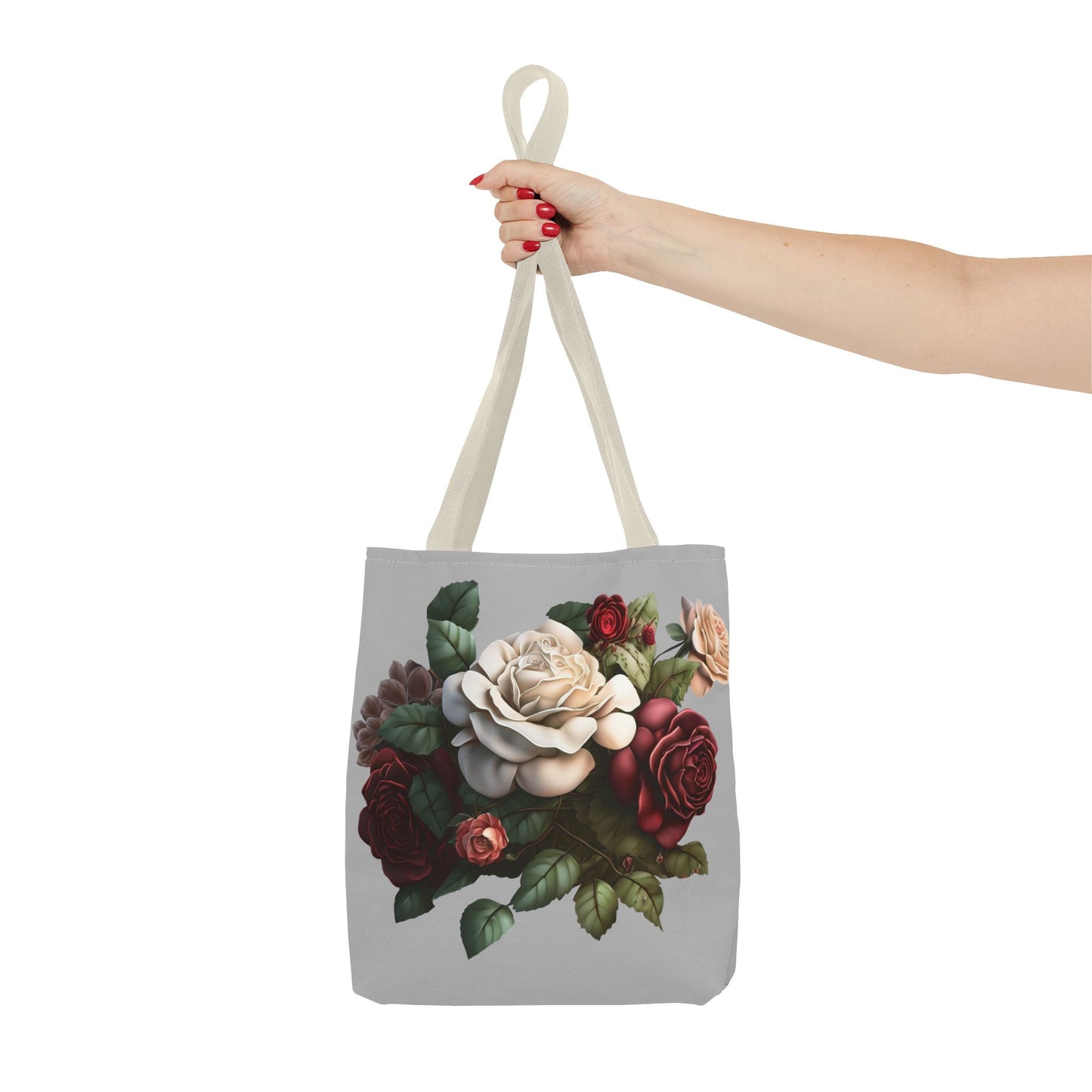 Floral Tote Bag - Elegant Design for Everyday Use, Shopping, Gifts, Mother’s Day, Eco-Friendly Bag