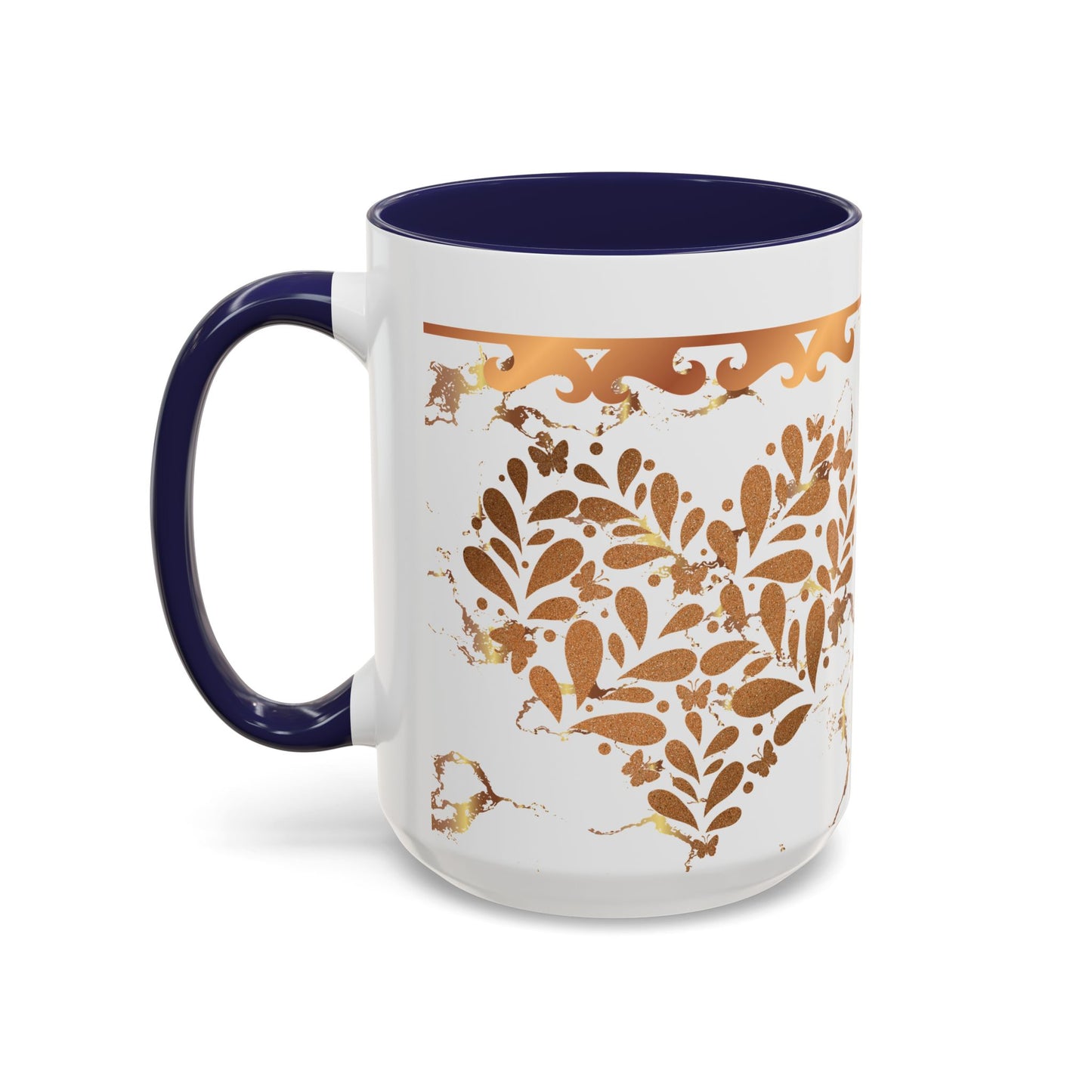 Elegant Floral Coffee Mug with Black Trim | Perfect for Home, Office, Gift Giving, Special Occasions, and Coffee Lovers
