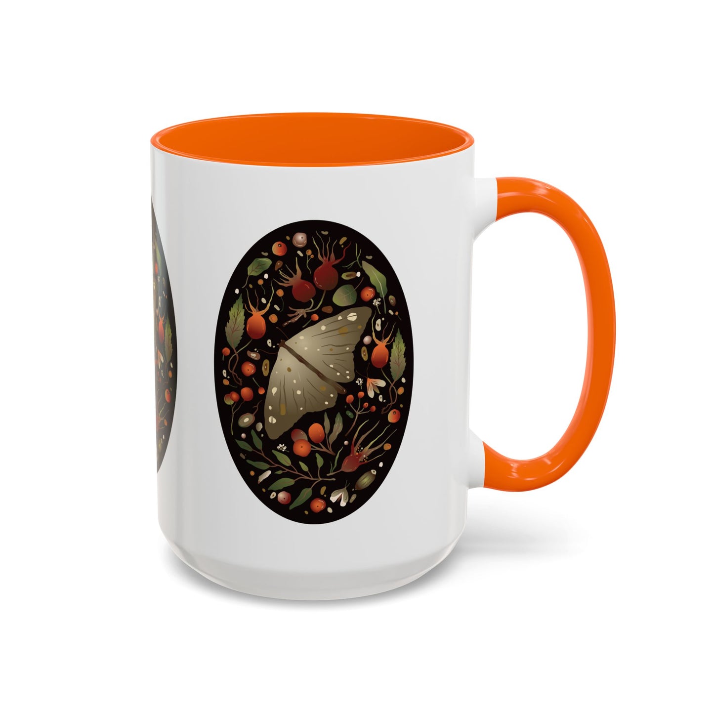 Nature-Inspired Accent Coffee Mug, Butterfly Decorated Mug, Perfect Gift for Nature Lovers, Cozy Home Decor, Birthday, Holiday Gift