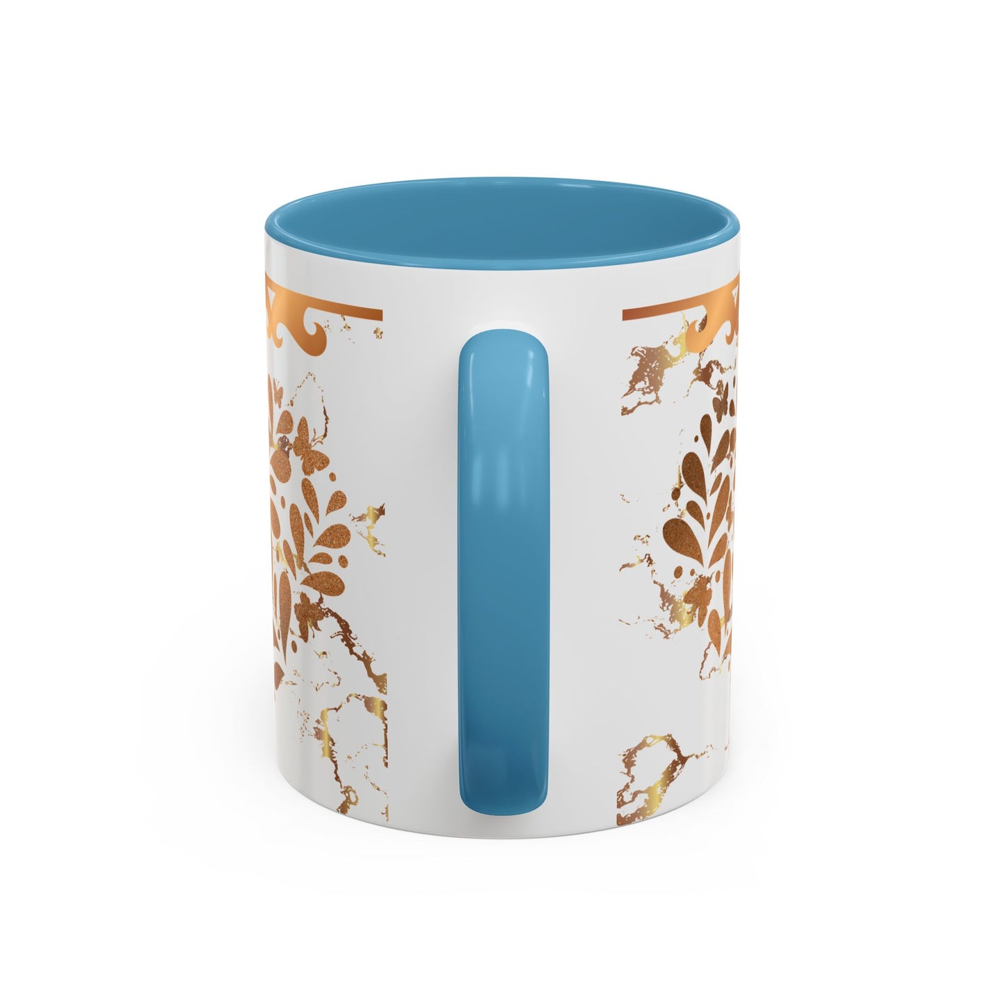 Elegant Floral Coffee Mug with Black Trim | Perfect for Home, Office, Gift Giving, Special Occasions, and Coffee Lovers