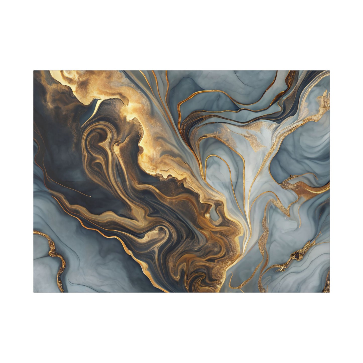 Elegant Marble Artwork, Stretched Canvas Wall Art, Modern Home Decor, Abstract Design, Art for Living Room, Gift for Art Lovers