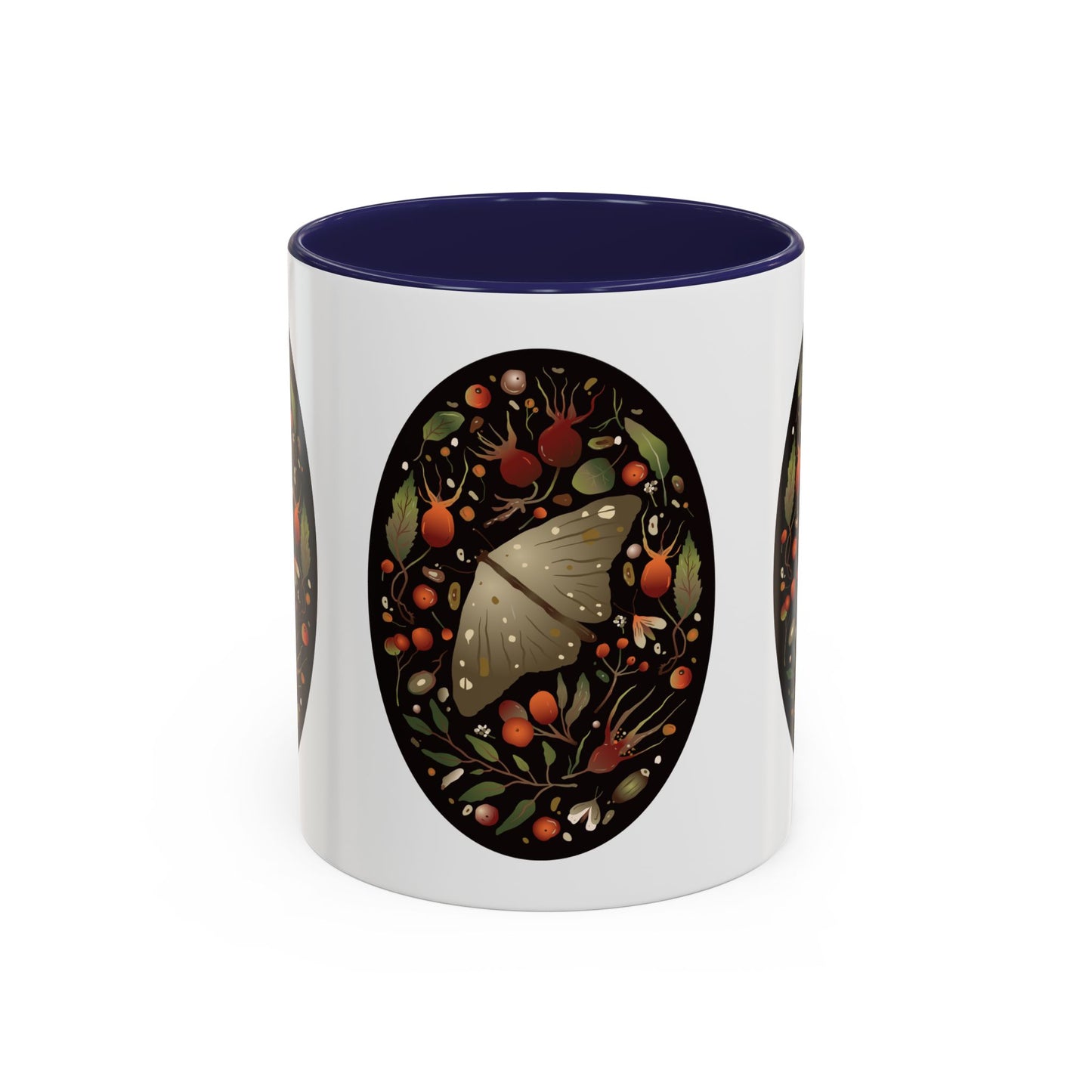 Nature-Inspired Accent Coffee Mug, Butterfly Decorated Mug, Perfect Gift for Nature Lovers, Cozy Home Decor, Birthday, Holiday Gift