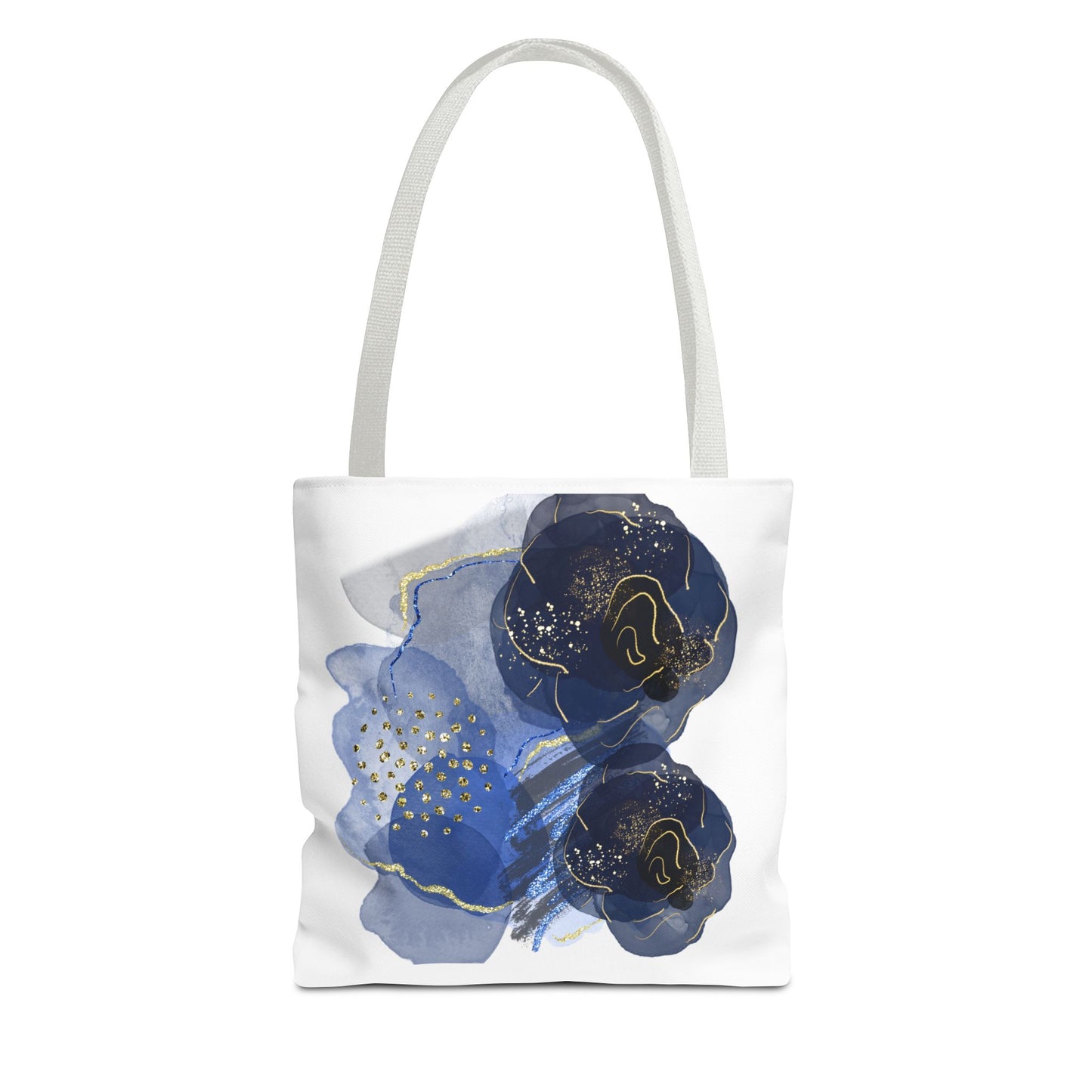 Elegant Floral Tote Bag, AOP Bag, Reusable Grocery Bag, Chic Everyday Tote, Gift for Her, Stylish Beach Bag