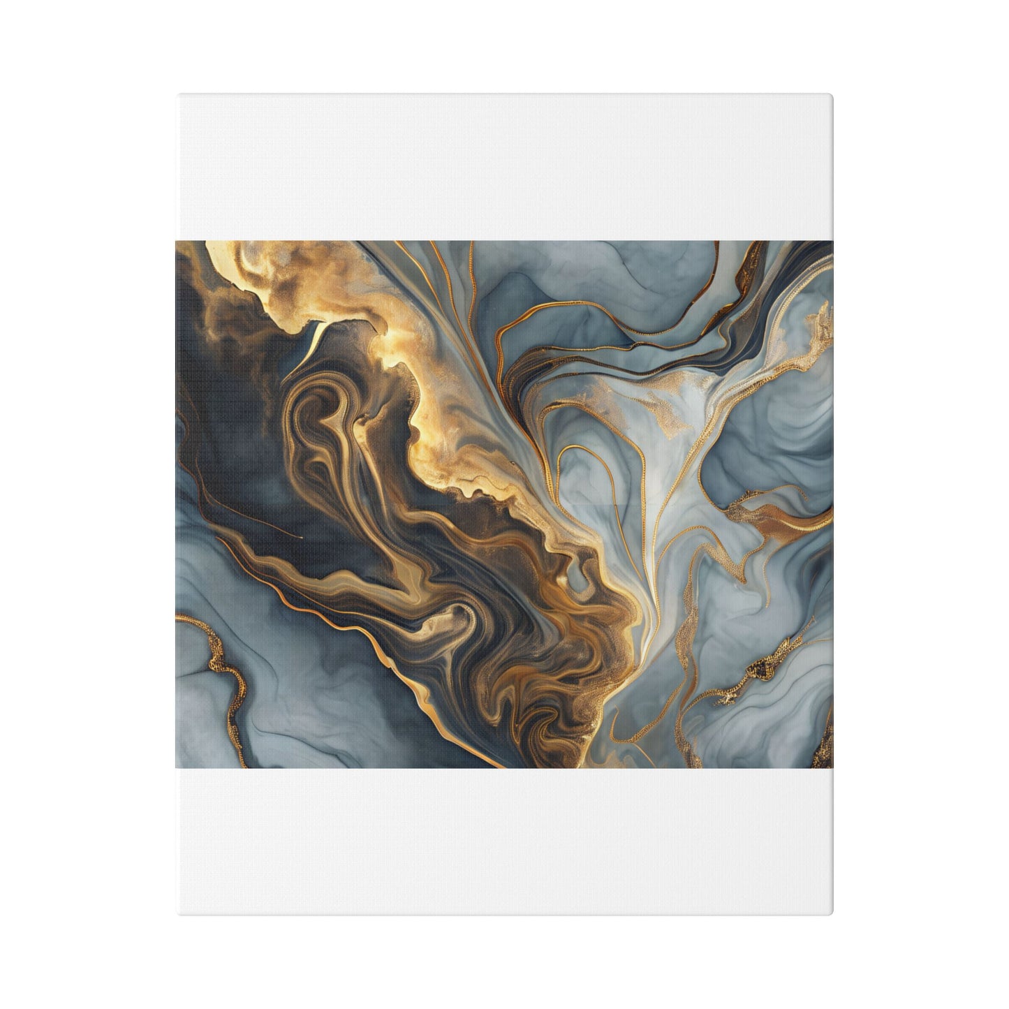 Elegant Marble Artwork, Stretched Canvas Wall Art, Modern Home Decor, Abstract Design, Art for Living Room, Gift for Art Lovers